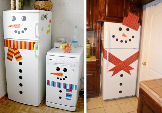 Холодильники-снеговики