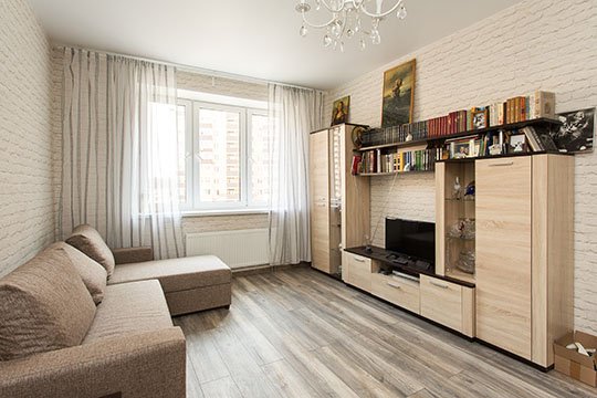 Дизайн проект однокомнатной квартиры в Москве, фото дизайна интерьера, цены 2020 году