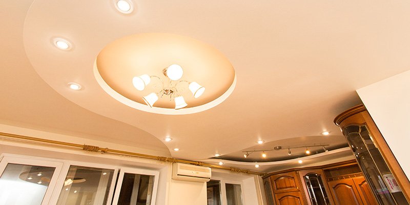 подвесной потолок на кухне 