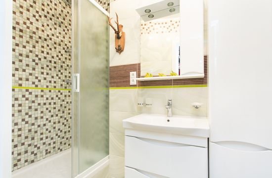 Ремонт ванной комнаты с материалами под ключ (с сантехникой, заменой труб),  цена в Москве